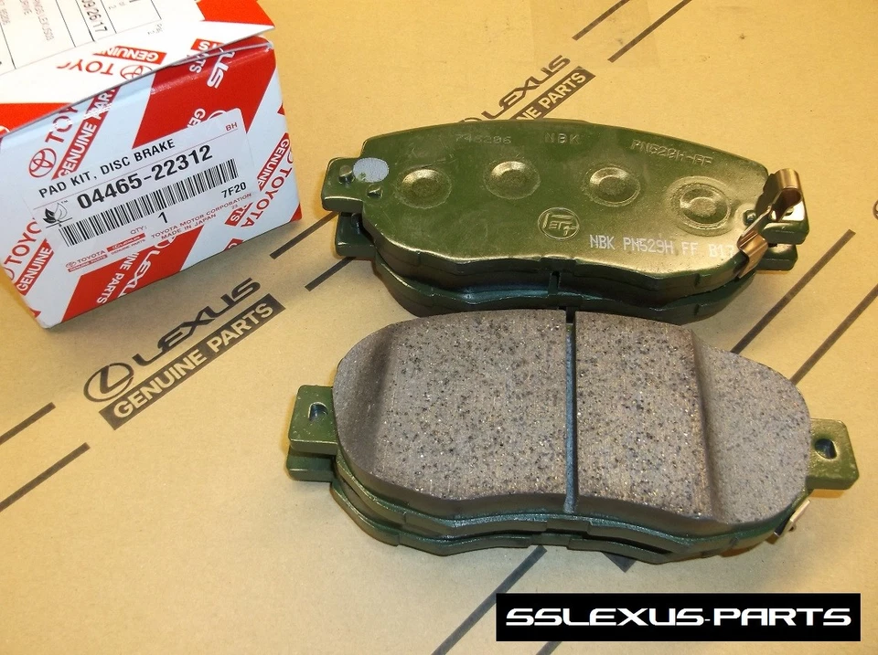 Lexus GS300 GS400 (1996-2005) OEM Genuine FRONT BRAKE PADS / PAD SET 04465-22312 - Image 1 of 1