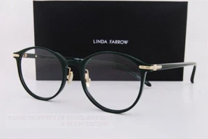Brand New Linda Farrow Eyeglass Frames Forster LF/59/LB 003 Forest Green 50mm - Picture 1 of 8