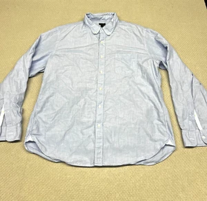 Camisa Oxford J Crew Para Hombre XL Azul Abotonada Clásica Preppy - Imagen 1 de 7
