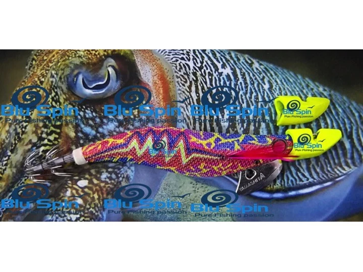 BLUSPIN TESTINE PIOMBATE PER EGI SQUID- PESO: 15gr CONF DA 2 PZ COLOR: GIALLO - Immagine 1 di 1