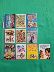 Tarjetas de felicitación Topps Gruesome 31-40 1992 en páginas lote de 10 regalos coleccionables - Imagen 1 de 3