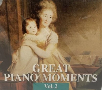 Great Piano Moments Vol. 2 Bach Chopin Mozart 4 CD Set 1996 New Factory Sealed  - Image 1 of 4
