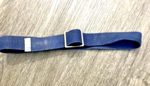 Vintage 1980s US Air Force Web Belt Men's 32x 1.24" Blue - Picture 1 of 3