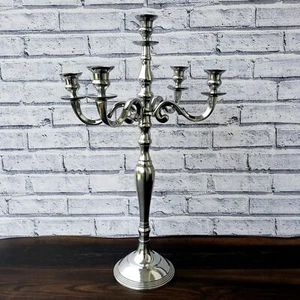 Vintage Stil Massiv Aluminium Klassischer Kerzenständer Zuhause Dekorativer Kerzenhalter. - Bild 1 von 8