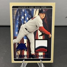 2005 Fleer National Pastime Curt Schilling Game Worn Jersey Patch Card  32/38