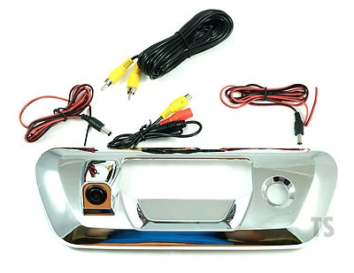 CUENCO PORTÓN TRASERO CROMADO CON CÁMARA PARA NISSAN FRONTIER NAVARA NP300 D23 2015-ON Foto 1 de 4