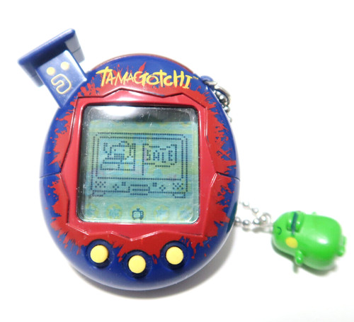 RARE Vintage Tamagotchi Connection V5 Blue Rocket Ships Space | eBay