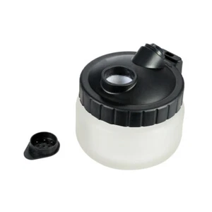 304ML Airbrush Cleaning Pot Glass Air Brush Holder Clean Paint Jar Bottle Kit - Picture 1 of 9