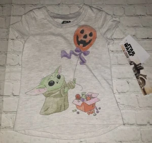 Star Wars Baby Yoda Halloween Kurzarm T-Shirt Baby Größe 12 Monate - Bild 1 von 3
