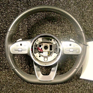 MERCEDES CLA250 Steering Wheel With Buttons Black A0004604602 2020 W118 OEM - Foto 1 di 19