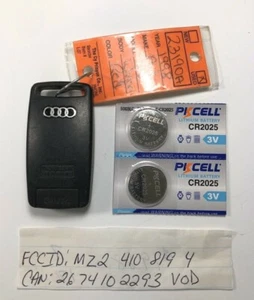 Audi OEM Keyless Entry Remote 2 Button FOB MZ24108194 Transmitter MZ2 410 819 4 - Imagen 1 de 9