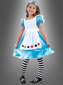Girls Child Kids ALICE IN WONDERLAND Fancy Dress Costume Fairy Princess Age 2-9
