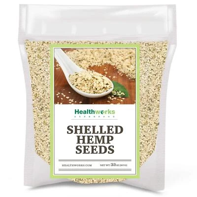 Healthworks Superfood Shelled/Hulled Hemp Seeds Canadian - 32 Oz / 2 Lbs - Pr... - Image 1 of 4
