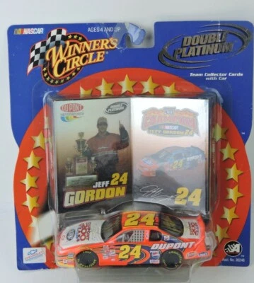 Winner's Circle Jeff Gordon 2001 Champion Doble Platino Diecast 1:43 Foto 1 de 4