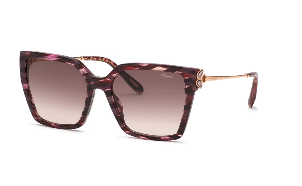 Occhiali da Sole Chopard SCH371S 01G2 BORDEAUX STRIATO LUCIDO 56/18/135 Donna - Imagen 1 de 1