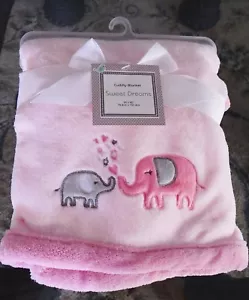Sweet Dreams Kuscheldecke ~ Mama & Baby Elefant - Bild 1 von 2