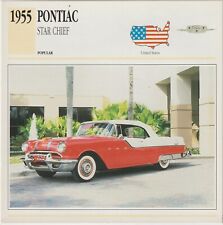 1955 PONTIAC STAR CHIEF Cars of the World Collector Card