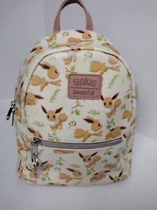 Loungefly Pokemon Eevee Pikachu Floral Crossbody Backpack - ADORABLE - Picture 1 of 18