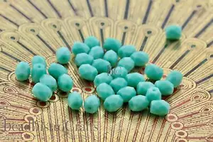 Tschechische facettierte Perlen - BAROS® Par Puca® Perlen - Tschechische Glasfassförmige Perle - Bild 1 von 5