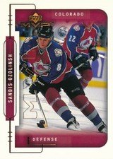 1999-00 Upper Deck MVP #56 SANDIS OZOLINSH - Colorado Avalanche