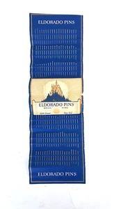 Eldorado Pins Brass Wire Original Displaly Paper Cart 120 Count - Picture 1 of 4