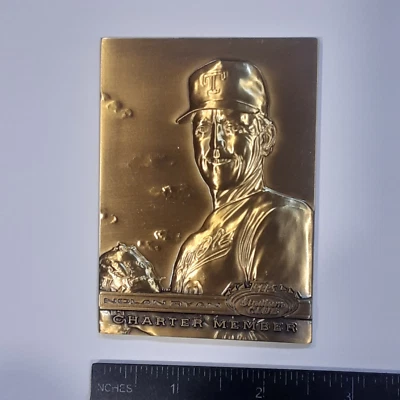 NOLAN RYAN GOLD MEDALLION 1991 TOPPS STADIUM CLUB CHARTER MEMBER - Image 1 of 4