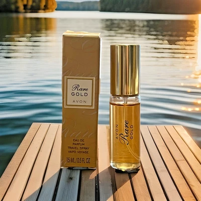 Avon Rare Gold Eau de Parfum Perfume Spray 15 ml .5 fl. oz. Tamaño de viaje Foto 1 de 2