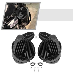 Gloss Black 8" Speaker Lower Vented Fairing Fit For Harley Street Glide 93-2023 - Picture 1 of 17