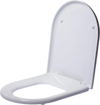 – Clodia Sedile per Wc, Design Avvolgente, Tondo, UV Resistente, Durevole, Set D - Immagine 1 di 4