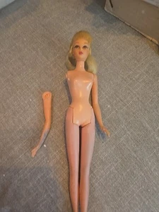 Vintage 1966 Barbie Francie Growing Pretty Hair Blonde Doll Made In Japan Broken - Picture 1 of 20