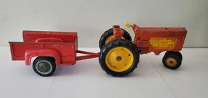 Hubley Tractor and Two Wheeled Trailer - Picture 1 of 5