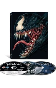 VENOM POP ART VERY RARE 4k UHD STEELBOOK NEW SEALED 3 DISC ONLY 1500 MADE  - Bild 1 von 8