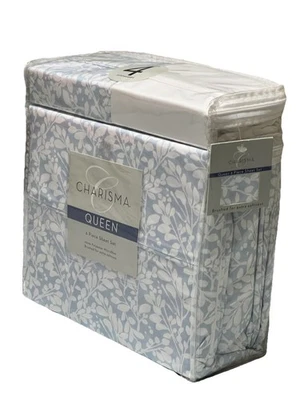 Charisma CMA Queen Size Sheet Set - 6 Piece BOXWOOD POWDER - Image 1 of 4