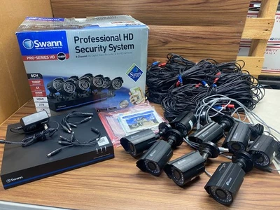 Cámaras de seguridad Swann SRPRO-815CAM 1080p visión nocturna x8 con SRDVR-88750H 2TB Foto 1 de 4