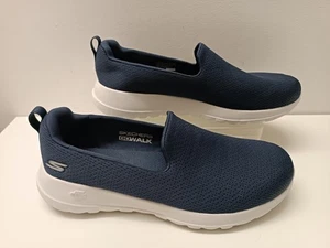 Womens Skechers Go Walk Joy Goga Mat Slip On Trainers • Navy Blue • UK Size 6 - Picture 1 of 12