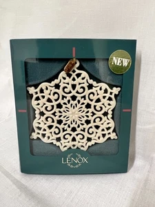 Lenox 1996 Annual Fantasies Snowflake Ornament Large OVP & Hang Tag - Bild 1 von 9
