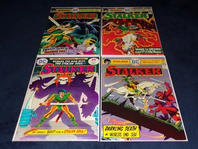 STALKER 1 2 3 4 COMPLETE SERIES 1975 DC COMICS STALKER 1ST APPEARANCE DITKO WOOD - Image 1 of 2