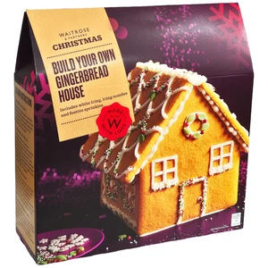 Waitrose Gingerbread House Kit 618g, with Biscuits Icing Decoration Christmas - Picture 1 of 5