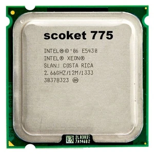 lntel Xeon E5430 2.66GHz 4 Cores 4 Threads 12M 1333Mhz LGA775 CPU processor - Picture 1 of 4