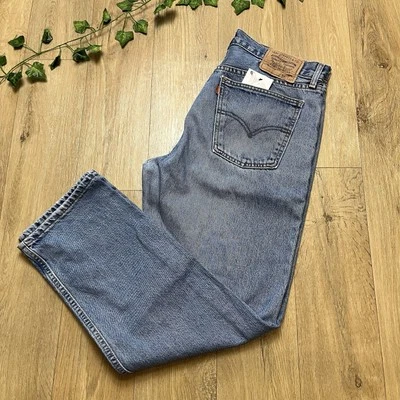 VINTAGE LEVIS ORANGE TAB JEANS SIZE W34 L30 615 02 STRAIGHT LEG DISTRESSED vj135 - Image 1 of 4