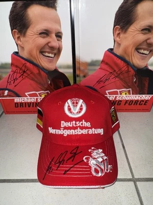 Michael Schumacher Cap Autograph signed Ferrari F1 Kappe unterschrieben - Bild 1 von 4