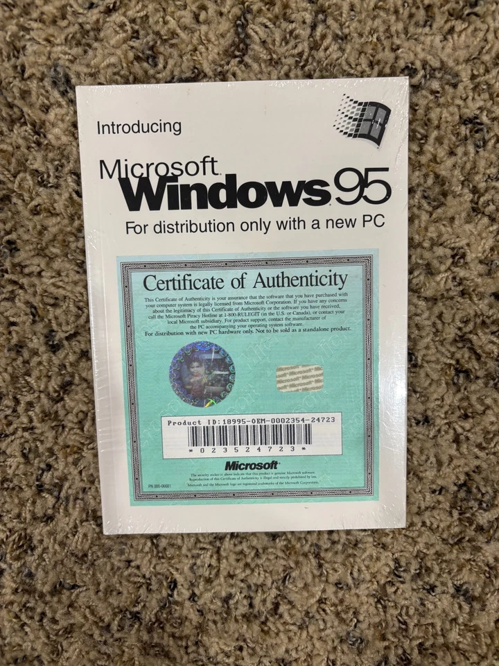Microsoft Windows 95  NEW FACTORY Sealed - Image 1 of 1