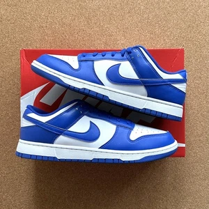 UK 12 - Nike Dunk Low Retro - White/Hyper Royal (2025) - Bild 1 von 7