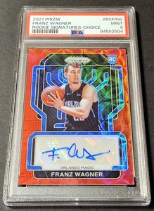 Franz Wagner Rookie Auto Prizm Choice 2021-22 RC Signatures #RS-FRW Magic PSA 9 - Picture 1 of 2
