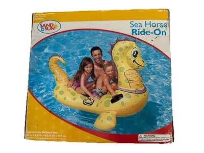 Juguete inflable Sand N Sun (Intex Wet Set) paseo a caballo de mar piscina flotador nuevo Foto 1 de 4
