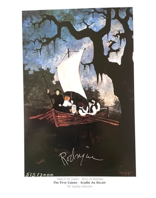 GEORGE RODRIGUE SAGA DE LOS CAJUNES-PRIMEROS CAJONES- ACADIE AU REVOIR 8x10 RARO Foto 1 de 4