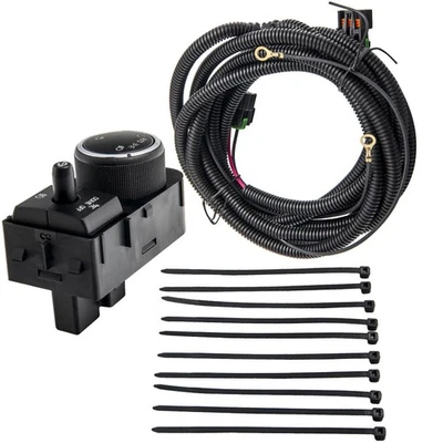 Chicote de fios e interruptor para farol de neblina para Chevrolet Silverado 3500 2007-14 25858705 - Imagem 1 de 4