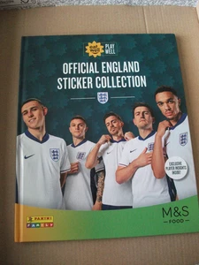 Panini M&S Marks & Spencer Official England 2024 Empty Album & all 50 stickers a - Picture 1 of 2