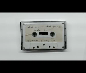 Pastor Story Sermon What You See Is What You Get Jan 29 1984 Cassette Religious - Picture 1 of 2