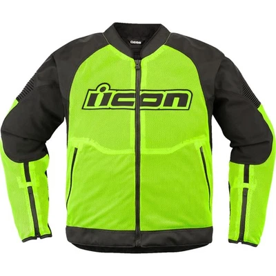 Icon Overlord3 Mesh™ CE Jacket - Hi-Viz Yellow - Large 2820-6750 - Image 1 of 4